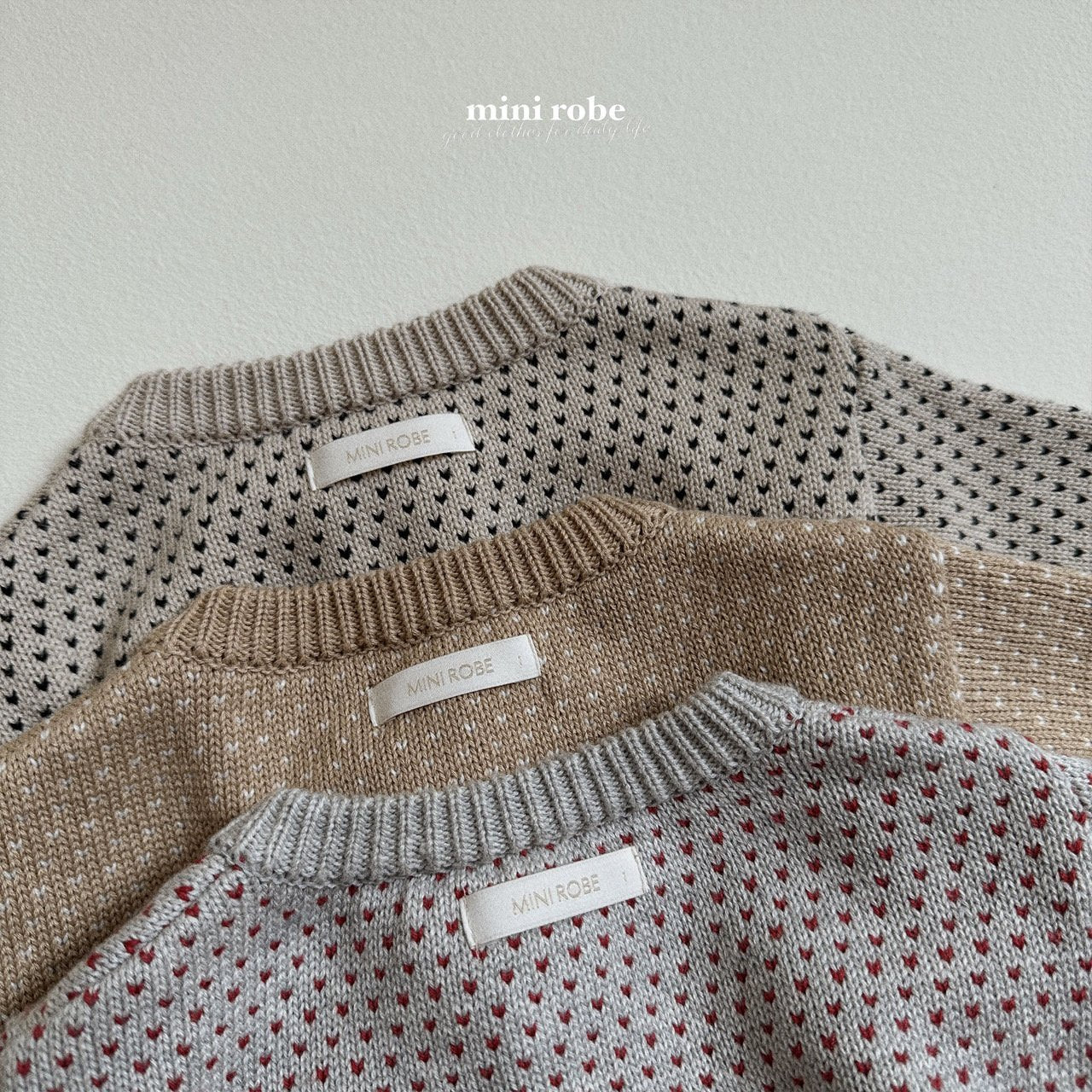 Bom Bom Cardigan [Beige/S(10-18m)]