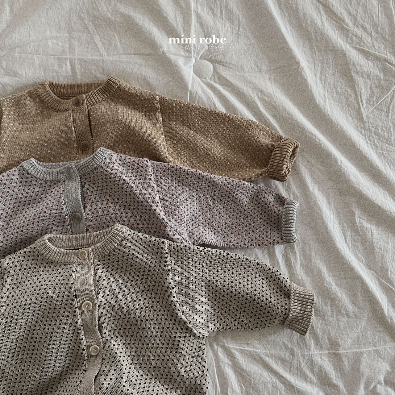 Bom Bom Cardigan [Beige/S(10-18m)]