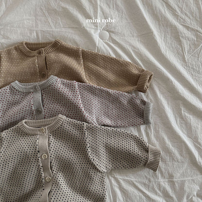 Bom Bom Cardigan [Beige/S(10-18m)]