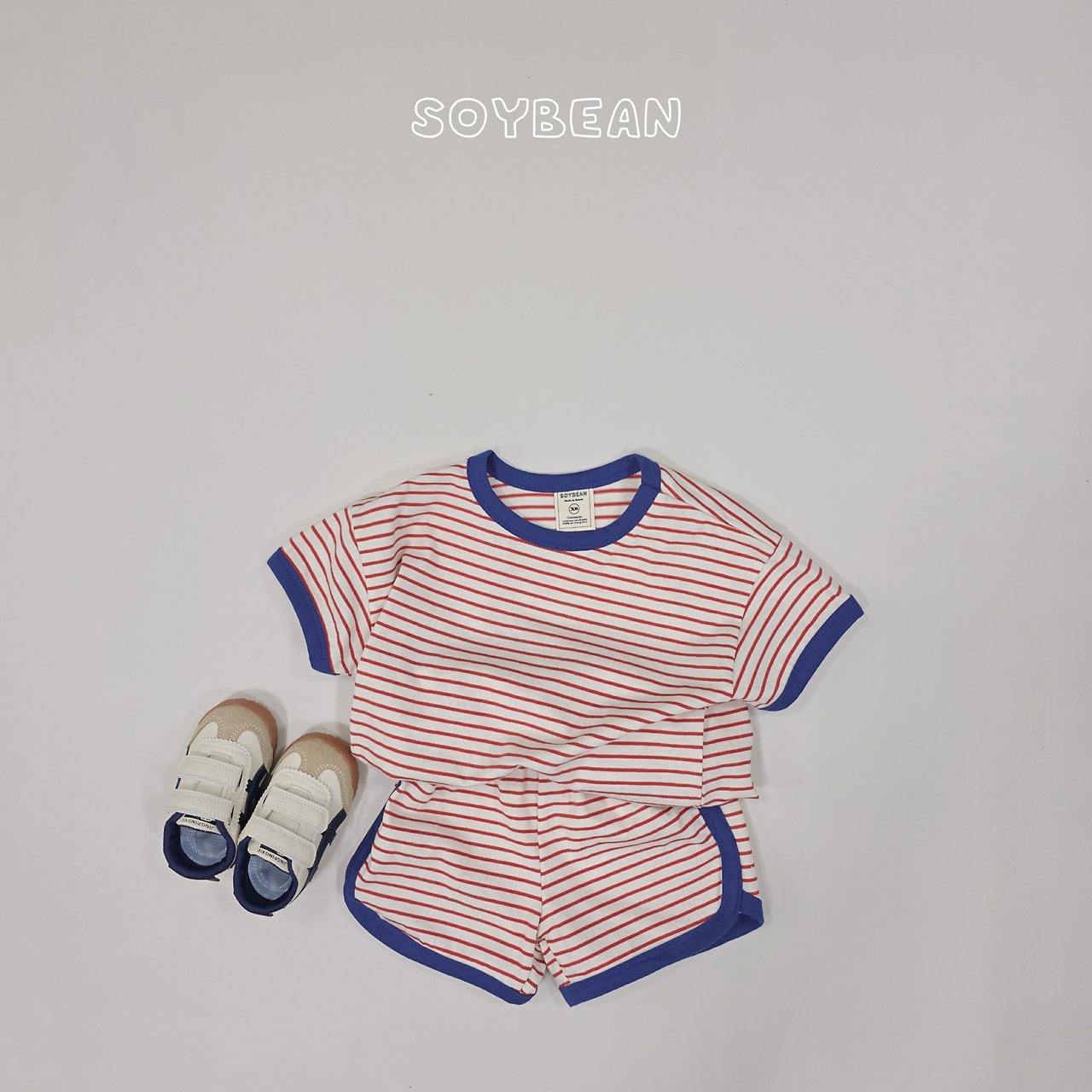 [PRE-ORDER] Ringer Stripe Top Bottom Set