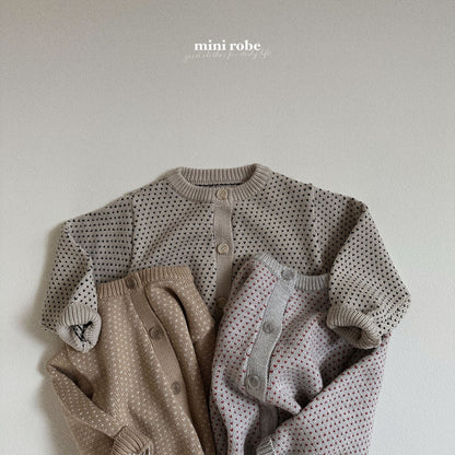 Bom Bom Cardigan [Beige/S(10-18m)]