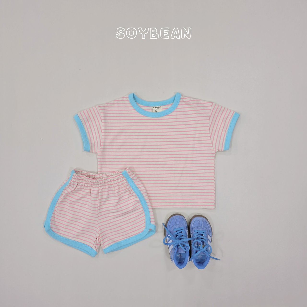 [PRE-ORDER] Ringer Stripe Top Bottom Set
