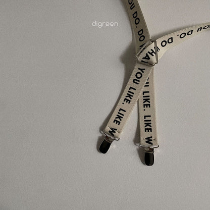 [PRE-ORDER] Lettering Suspender