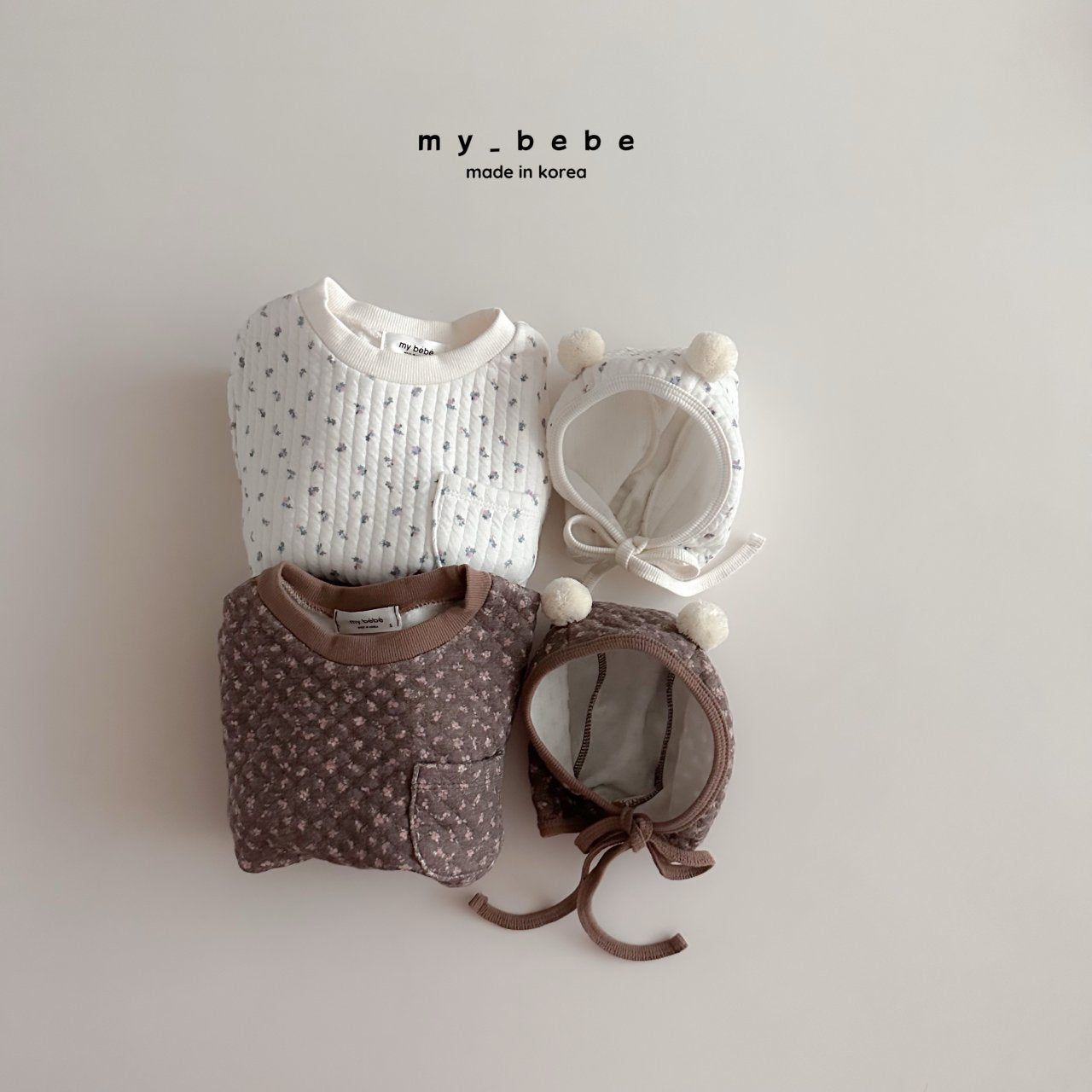 [PRE-ORDER] Quilted Body Suit + Bonnet Set