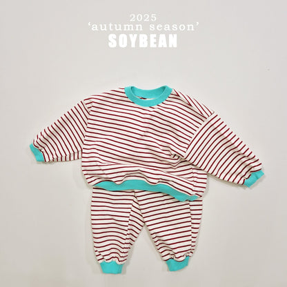[PRE-ORDER] Point Stripe Top Bottom Set