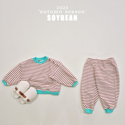 [PRE-ORDER] Point Stripe Top Bottom Set