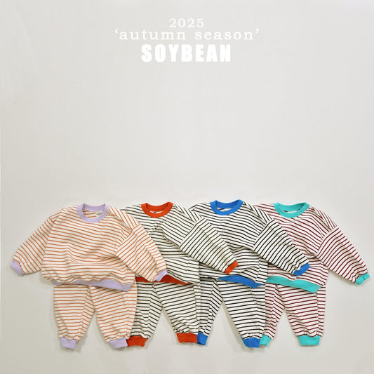 [PRE-ORDER] Point Stripe Top Bottom Set