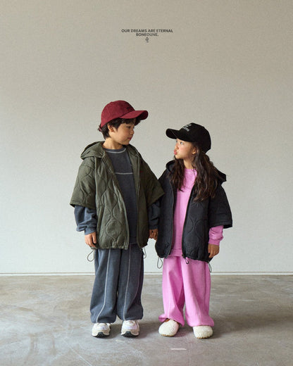 [PRE-ORDER] Half Hoodie Padded Jacket