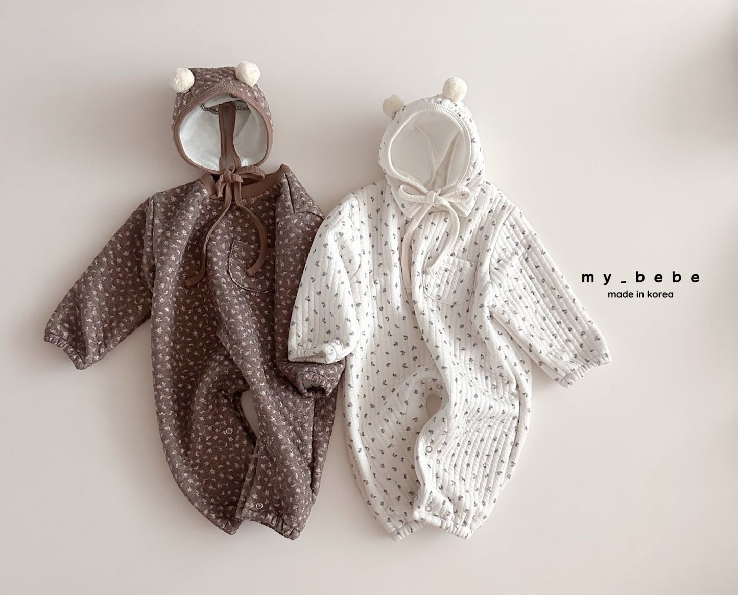 [PRE-ORDER] Quilted Body Suit + Bonnet Set