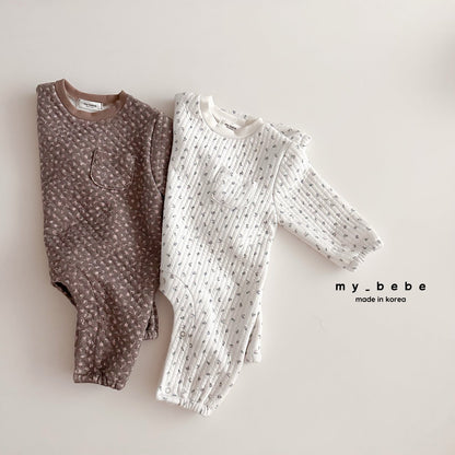 [PRE-ORDER] Quilted Body Suit + Bonnet Set