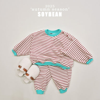 [PRE-ORDER] Point Stripe Top Bottom Set