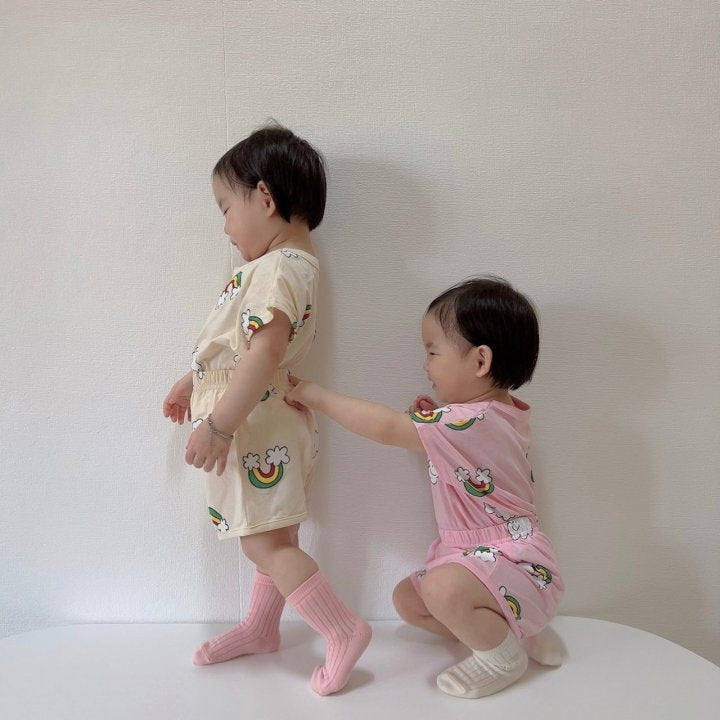 [PRE-ORDER] Rainbow Cloud Top Bottom Set