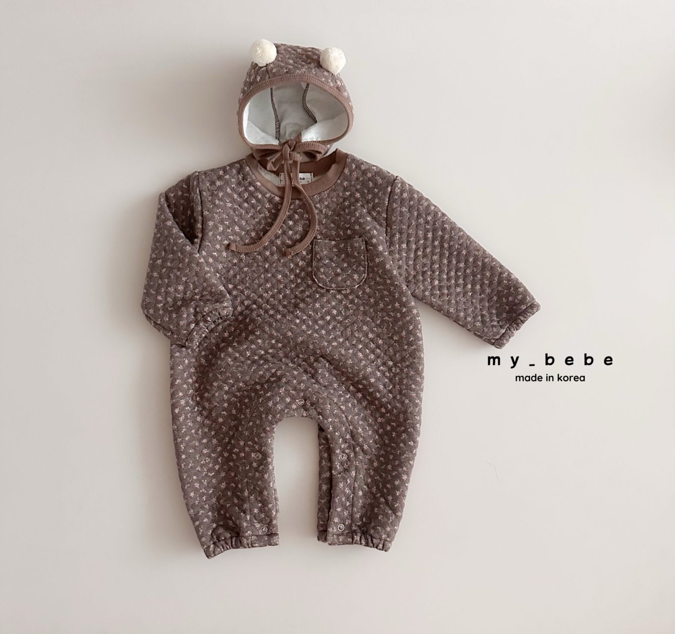 [PRE-ORDER] Quilted Body Suit + Bonnet Set