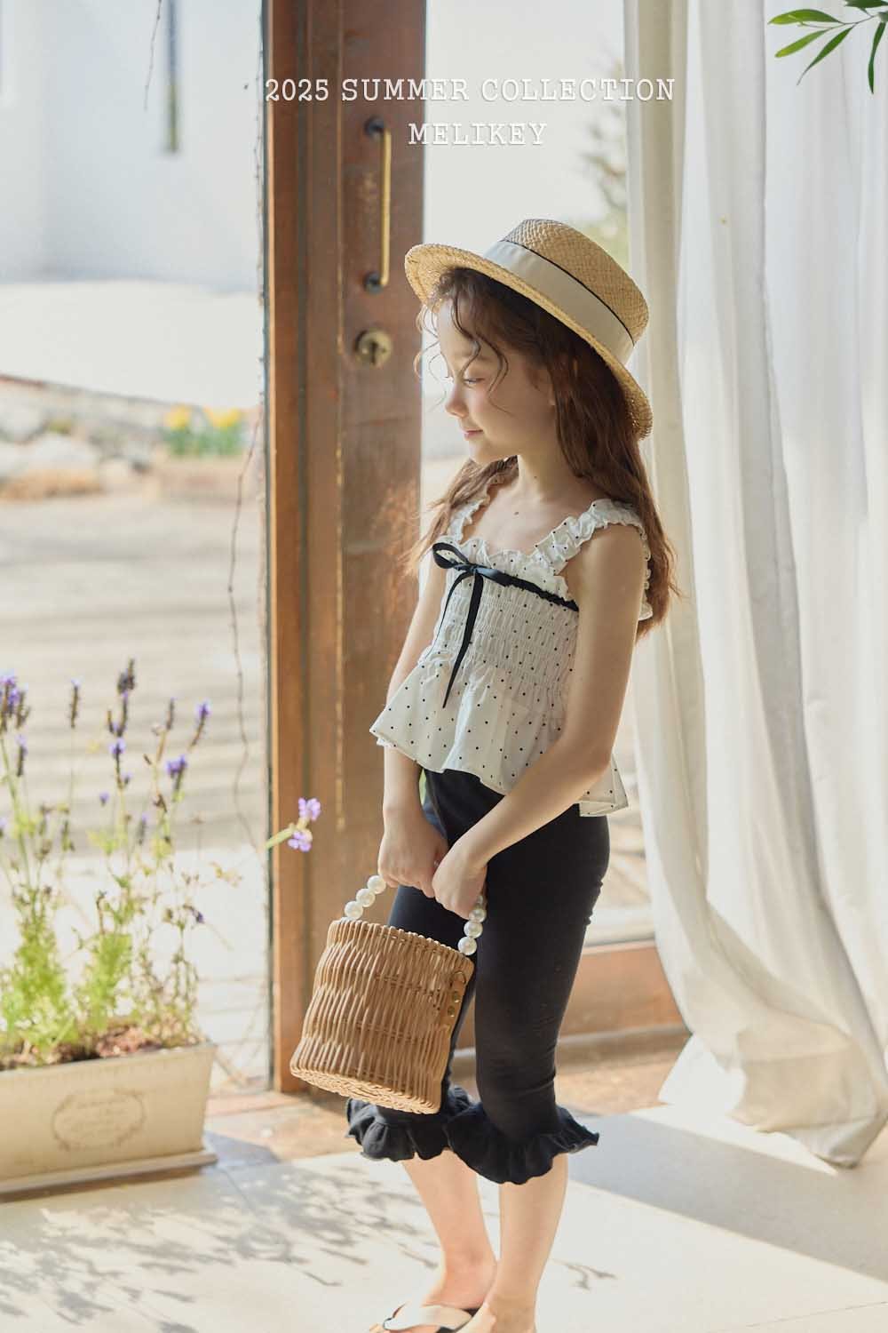 Jenny Ribbon Blouse [Black/M(3-4yr)]