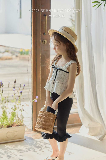 Jenny Ribbon Blouse [Black/M(3-4yr)]