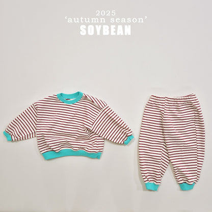 [PRE-ORDER] Point Stripe Top Bottom Set