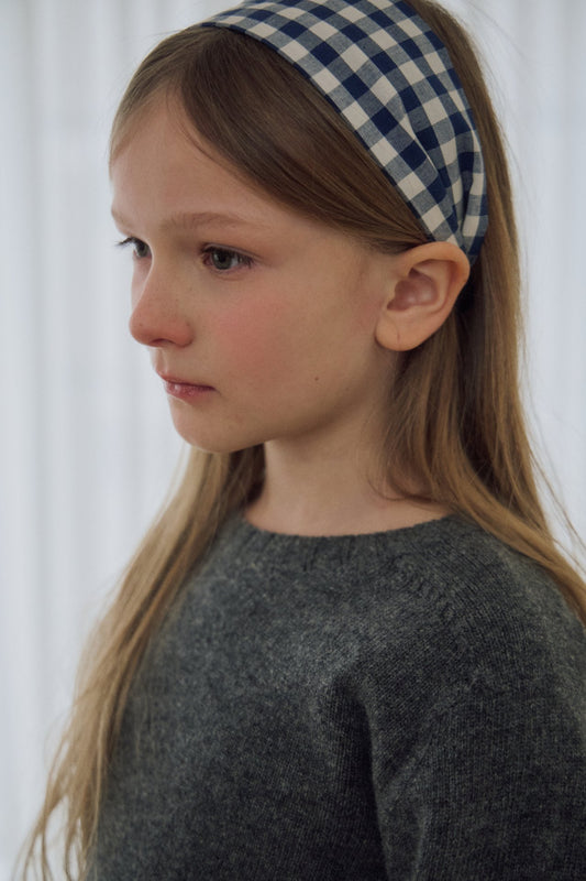 [PRE-ORDER] Check Wide Hair Band