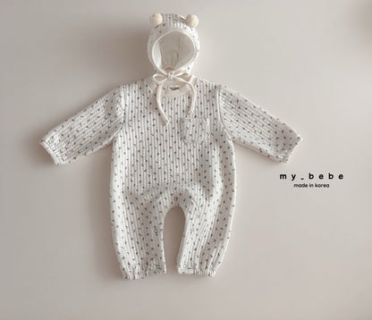 [PRE-ORDER] Quilted Body Suit + Bonnet Set