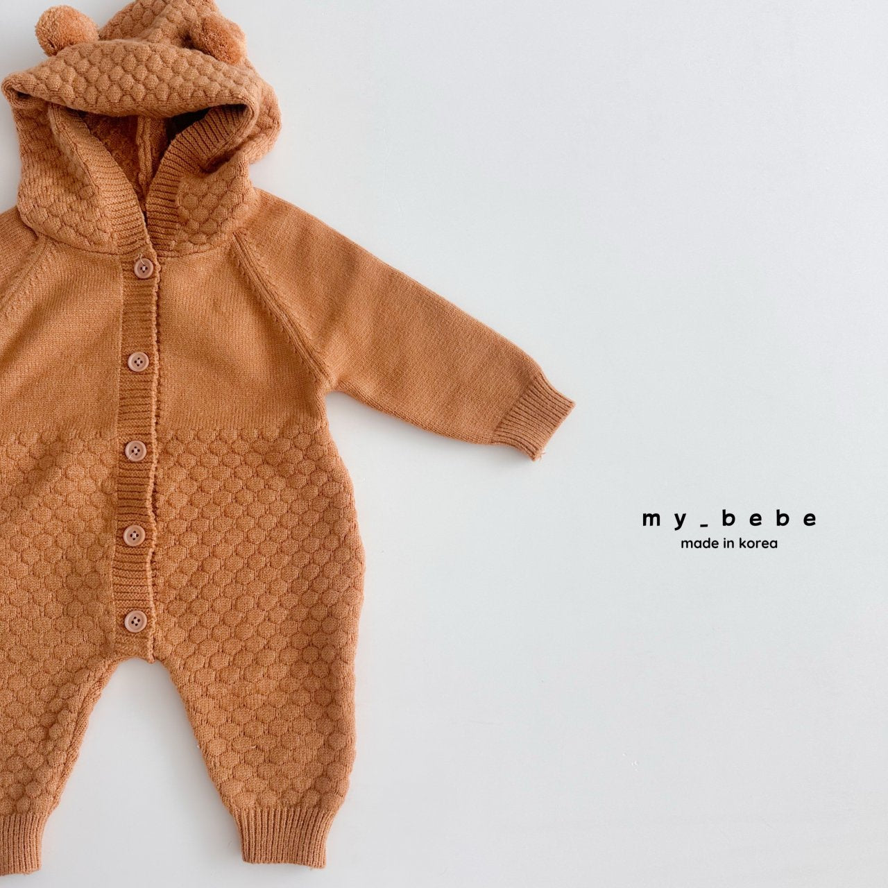 [PRE-ORDER] Bear Hoodie Sweater Body Suit