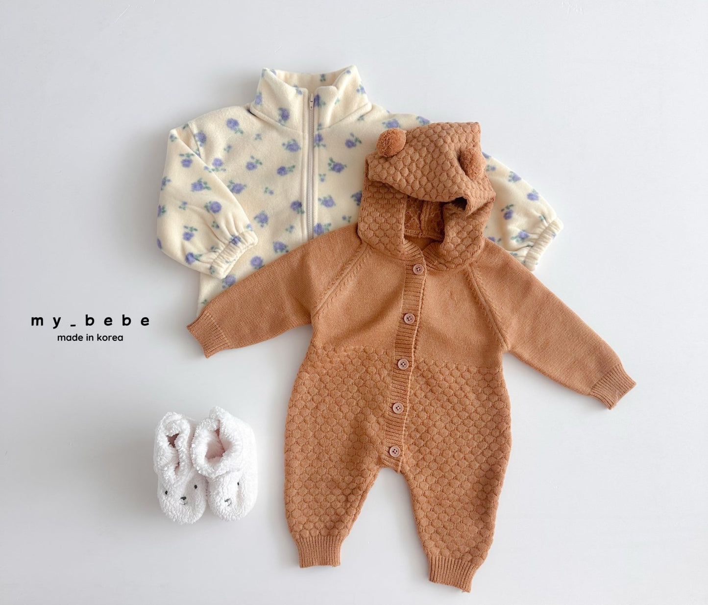 [PRE-ORDER] Bear Hoodie Sweater Body Suit