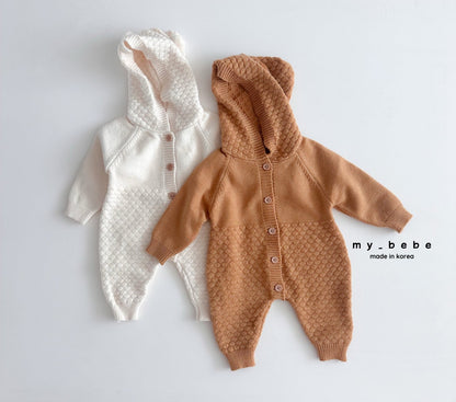 [PRE-ORDER] Bear Hoodie Sweater Body Suit