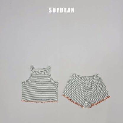 [PRE-ORDER] Stripe Wave Top Bottom Set