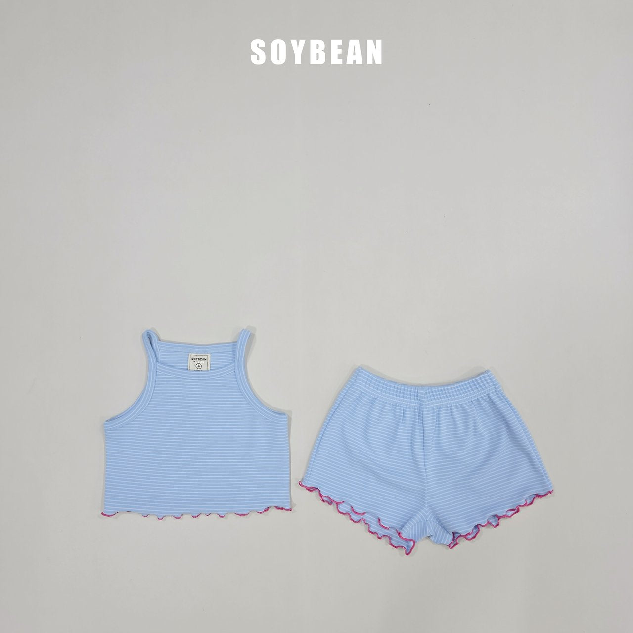 [PRE-ORDER] Stripe Wave Top Bottom Set