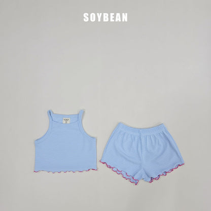 [PRE-ORDER] Stripe Wave Top Bottom Set