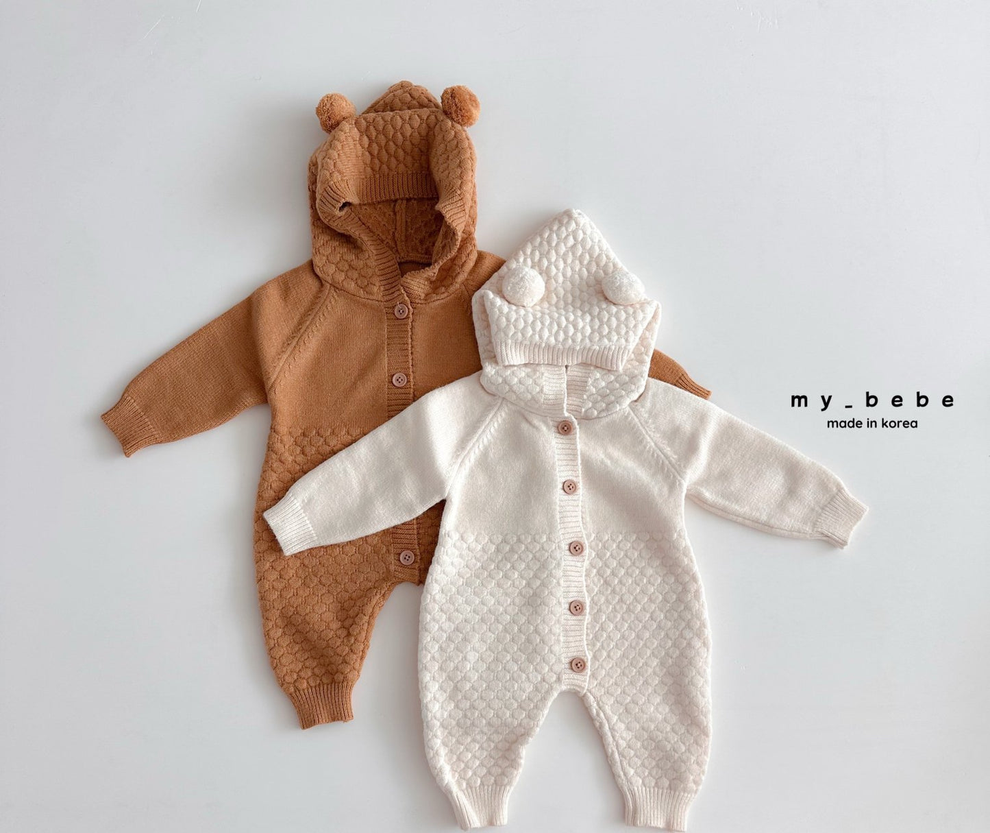 [PRE-ORDER] Bear Hoodie Sweater Body Suit
