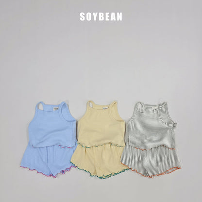 [PRE-ORDER] Stripe Wave Top Bottom Set