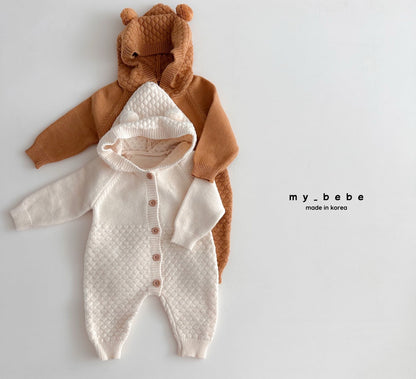 [PRE-ORDER] Bear Hoodie Sweater Body Suit