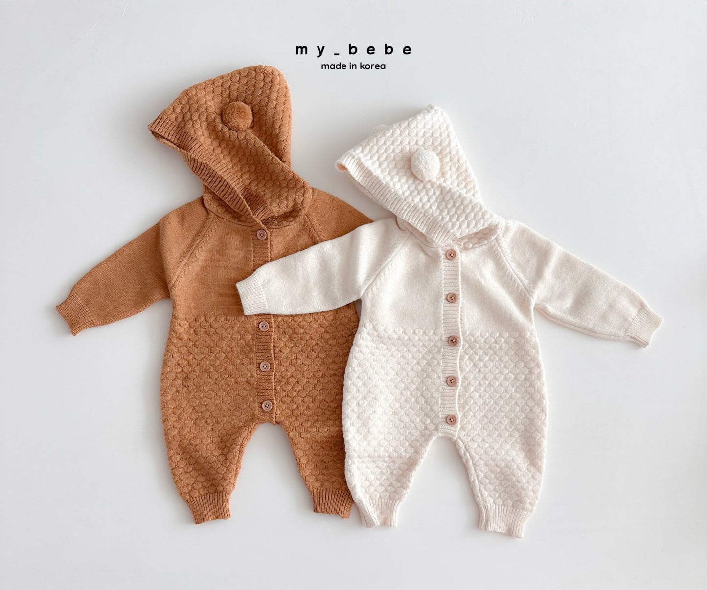 [PRE-ORDER] Bear Hoodie Sweater Body Suit