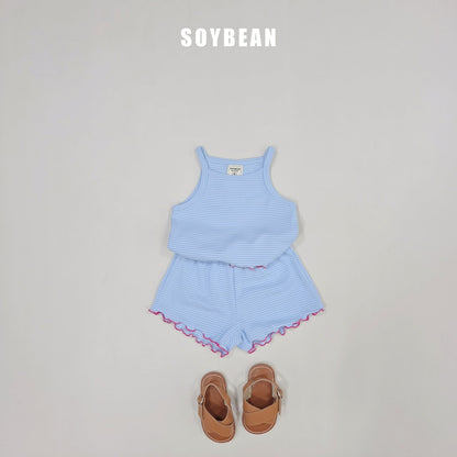[PRE-ORDER] Stripe Wave Top Bottom Set