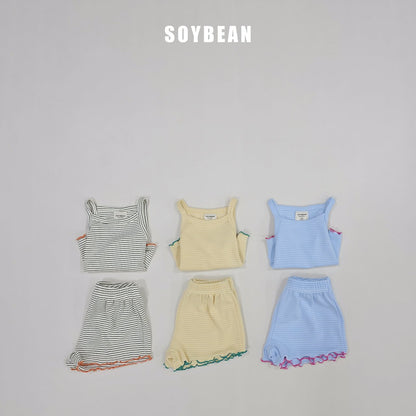 [PRE-ORDER] Stripe Wave Top Bottom Set