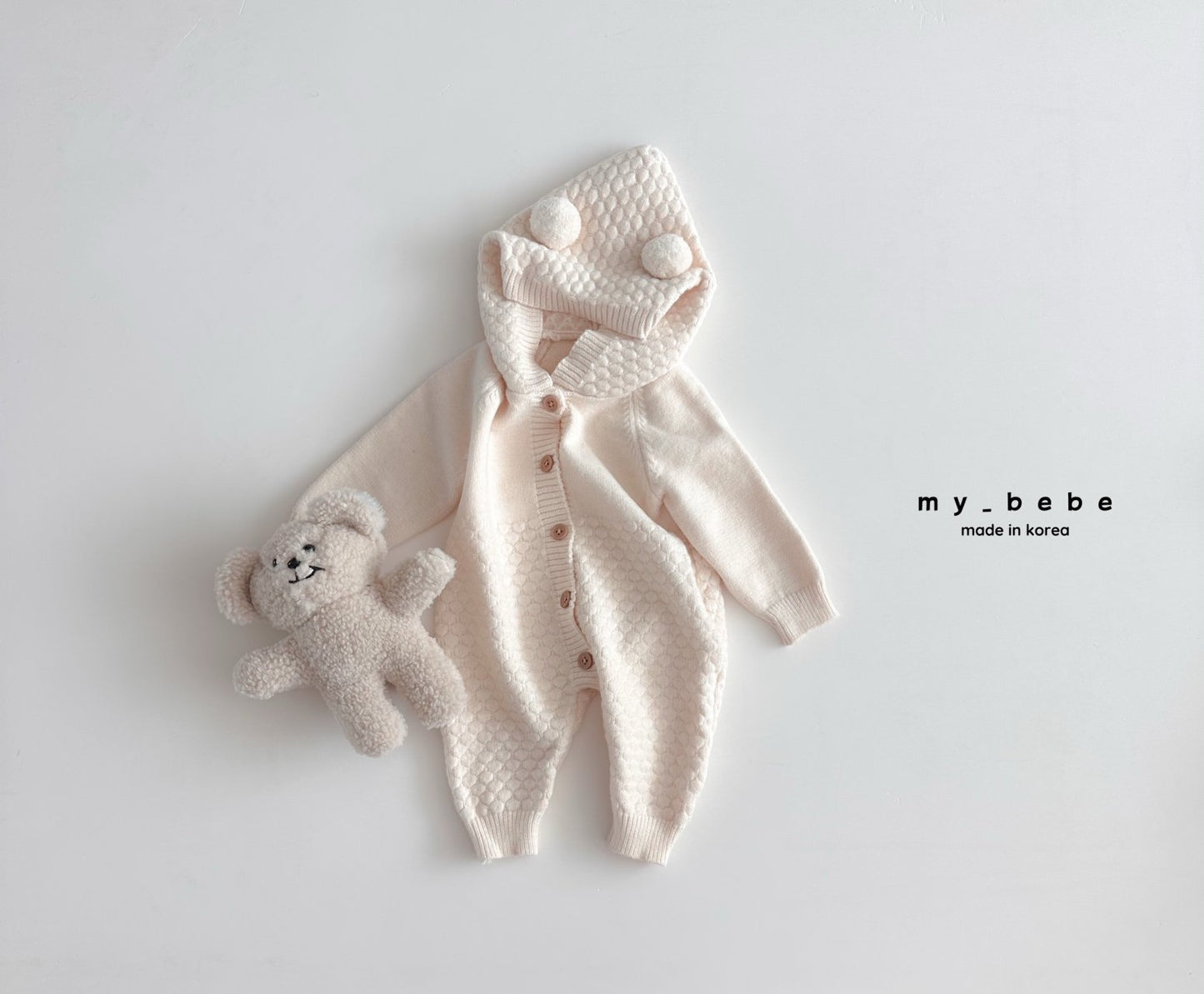 [PRE-ORDER] Bear Hoodie Sweater Body Suit