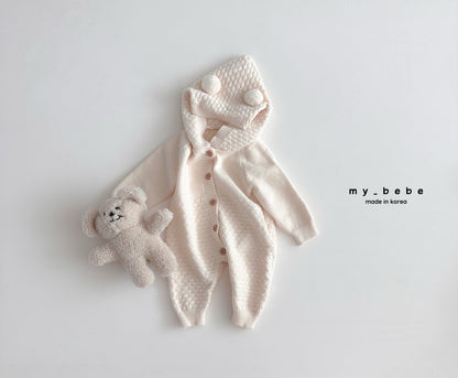 [PRE-ORDER] Bear Hoodie Sweater Body Suit
