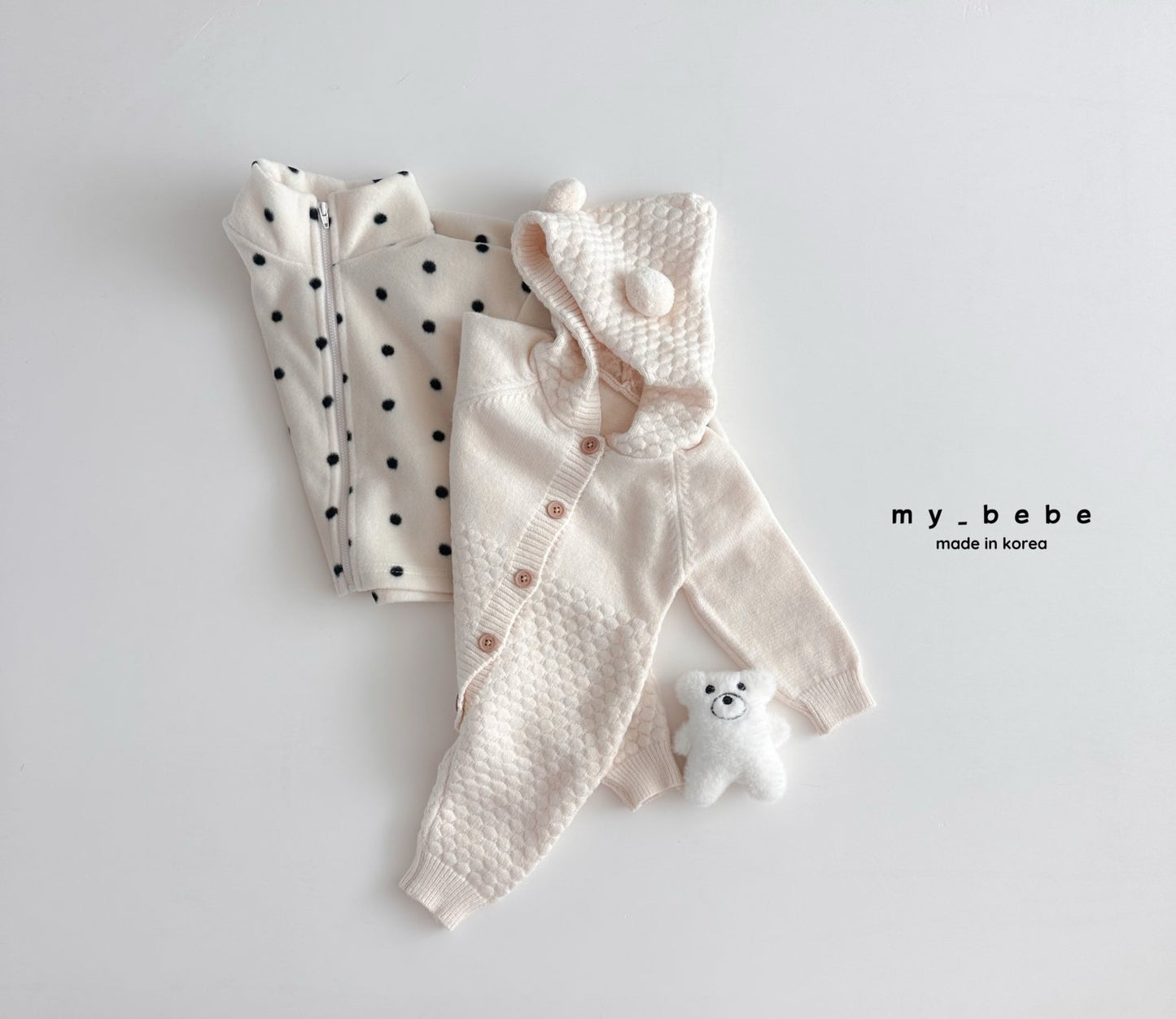 [PRE-ORDER] Bear Hoodie Sweater Body Suit