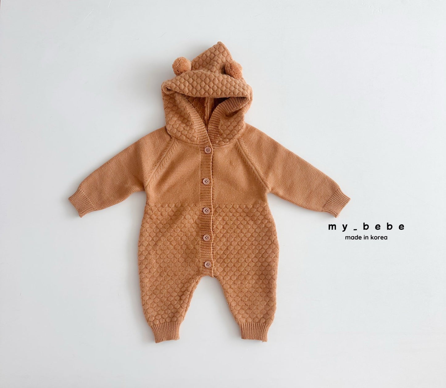 [PRE-ORDER] Bear Hoodie Sweater Body Suit