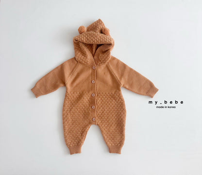 [PRE-ORDER] Bear Hoodie Sweater Body Suit