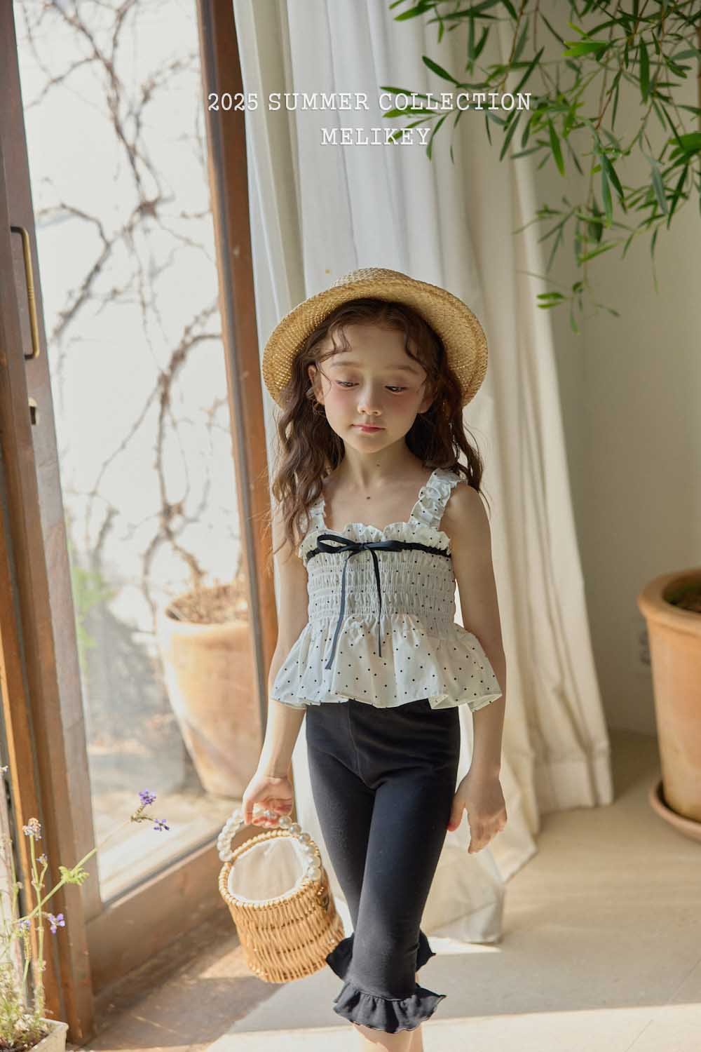 Jenny Ribbon Blouse [Black/M(3-4yr)]