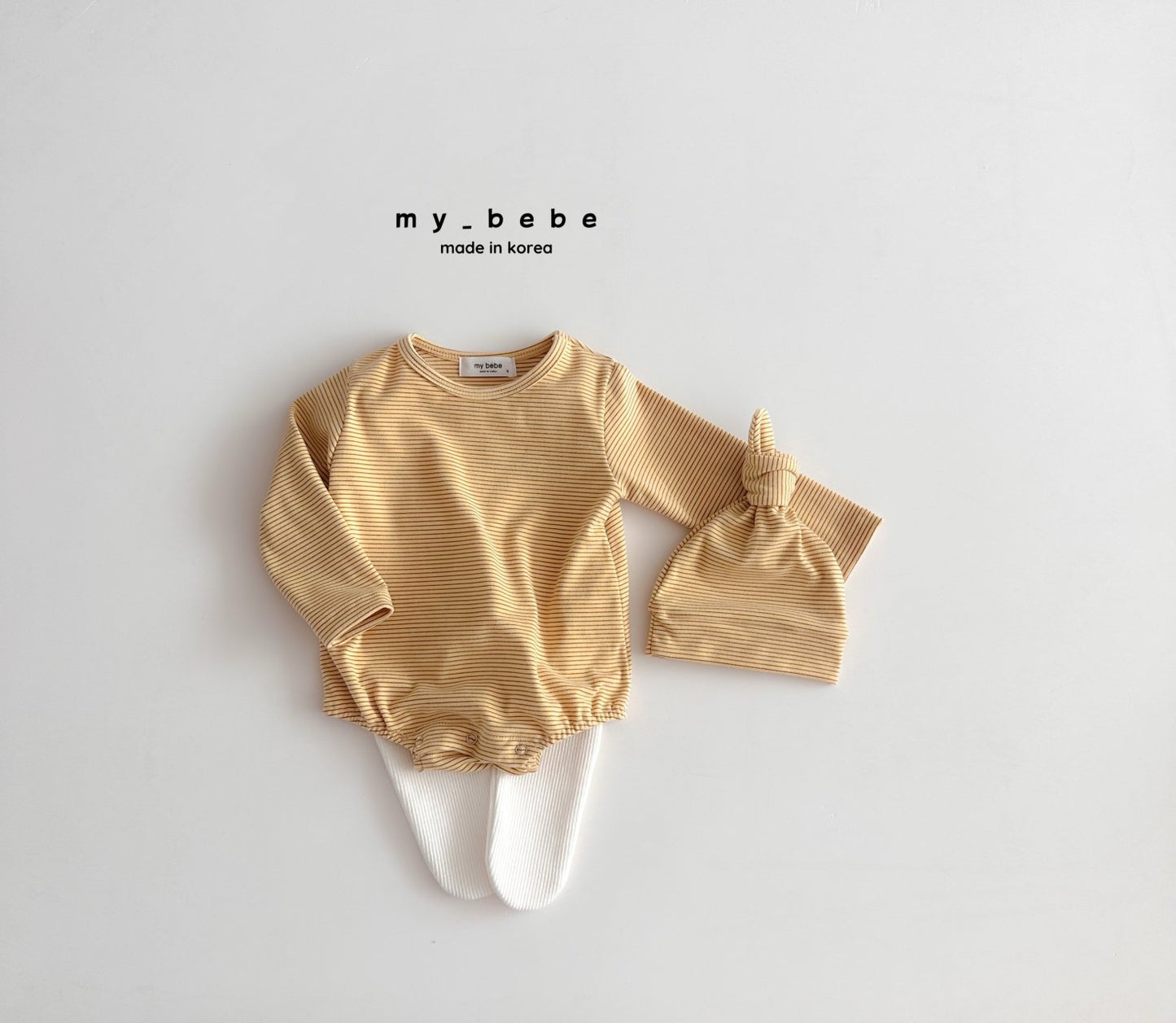 [PRE-ORDER] Tong Tong Body Suit + Bonnet Set