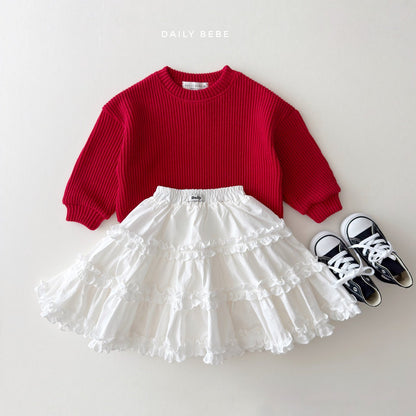 [PRE-ORDER] Ribbed Tong Tong Sweatshirts