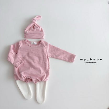 [PRE-ORDER] Tong Tong Body Suit + Bonnet Set