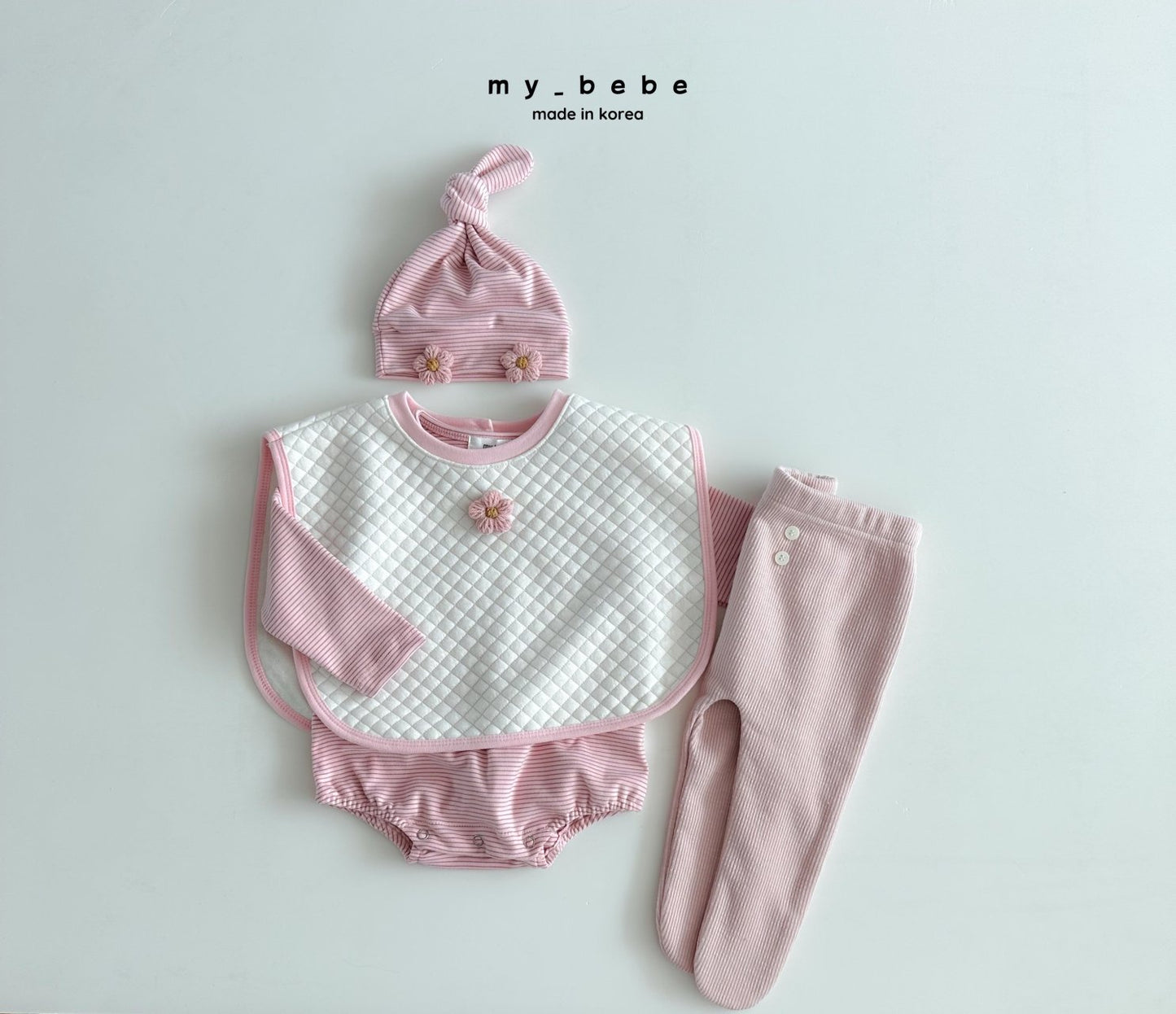 [PRE-ORDER] Tong Tong Body Suit + Bonnet Set