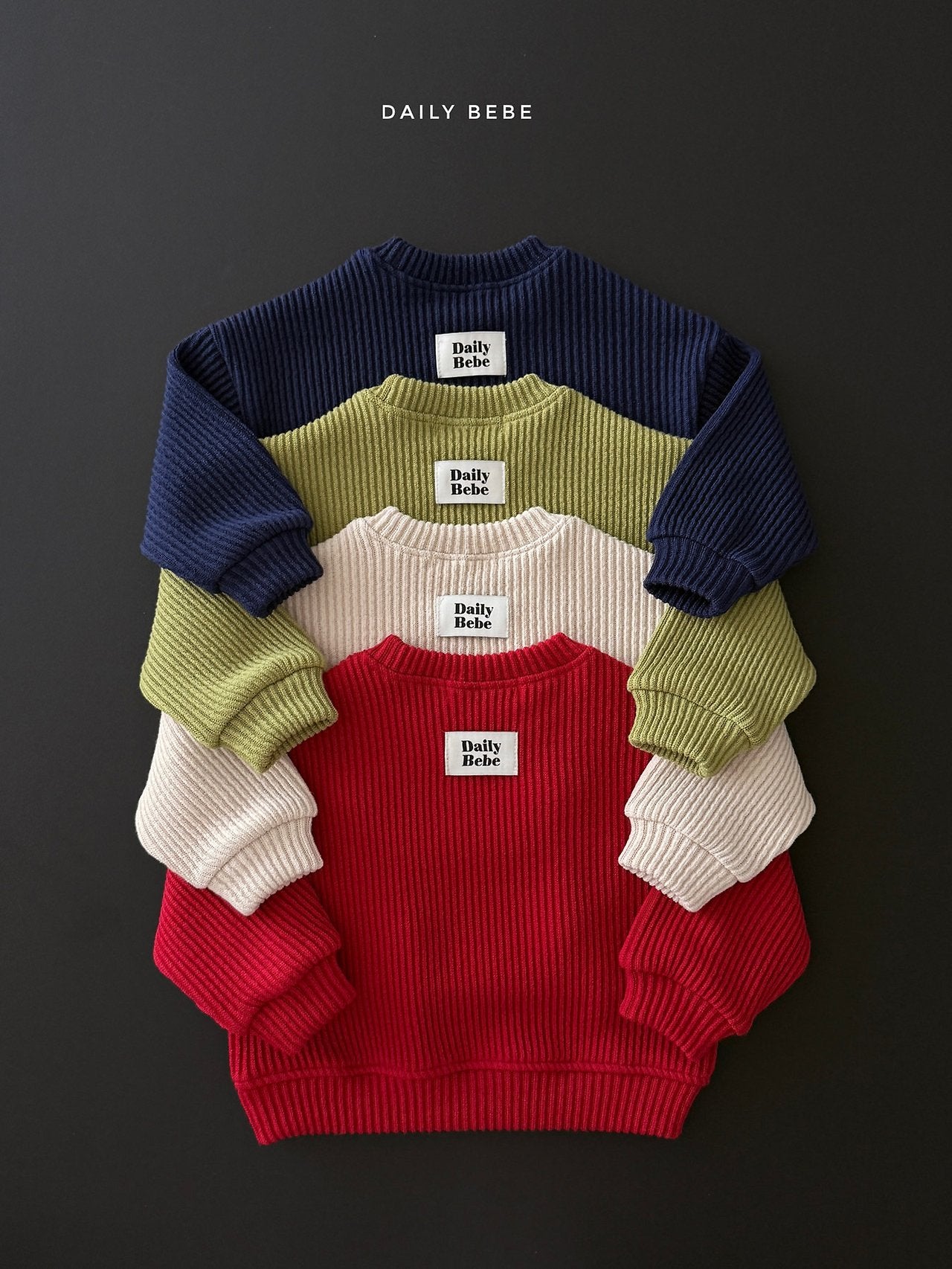 [PRE-ORDER] Ribbed Tong Tong Sweatshirts