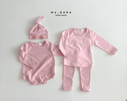 [PRE-ORDER] Tong Tong Body Suit + Bonnet Set