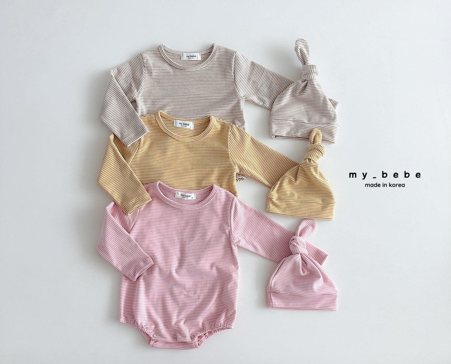 [PRE-ORDER] Tong Tong Body Suit + Bonnet Set