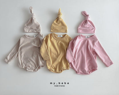 [PRE-ORDER] Tong Tong Body Suit + Bonnet Set