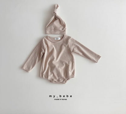 [PRE-ORDER] Tong Tong Body Suit + Bonnet Set