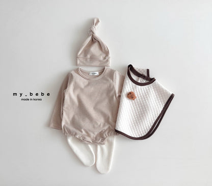 [PRE-ORDER] Tong Tong Body Suit + Bonnet Set